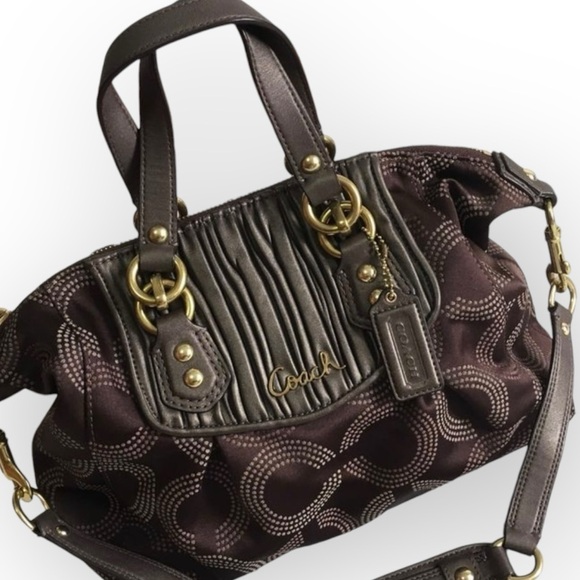 COACH ASHLEY DOTTED LOGO bag - Picture 5 of 16